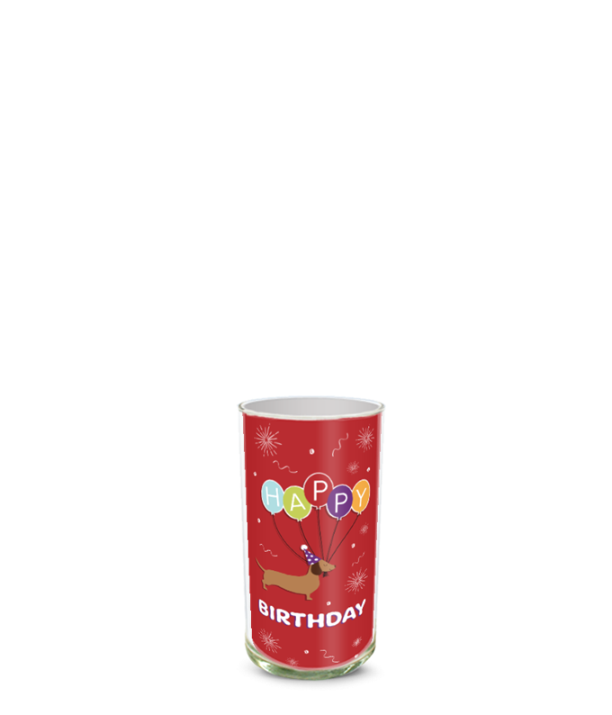 Partial image of Custom Photo Vase without flowers