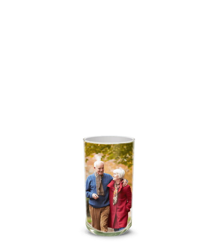 Partial image of Custom Photo Vase without flowers